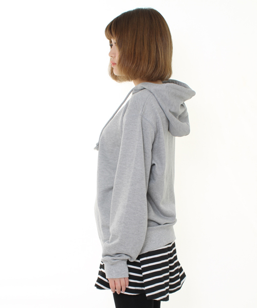 WEGO(ウィゴー)の「WEGO/キャラパーカー(ミッキーマウス)(パーカー・レディース・オフホワイト/杢グレー・FREE)」の6枚目の写真