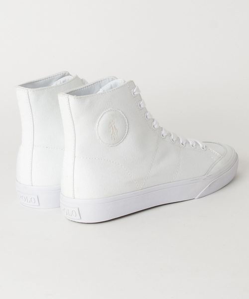 Ralph ポロラルフローレン Polo Lauren ポロラルフローレン のファッション メンズ Solomon ハイカットスニーカー スニーカー Polo Ralph シューズ セール 特別価格激安セールの スニーカー