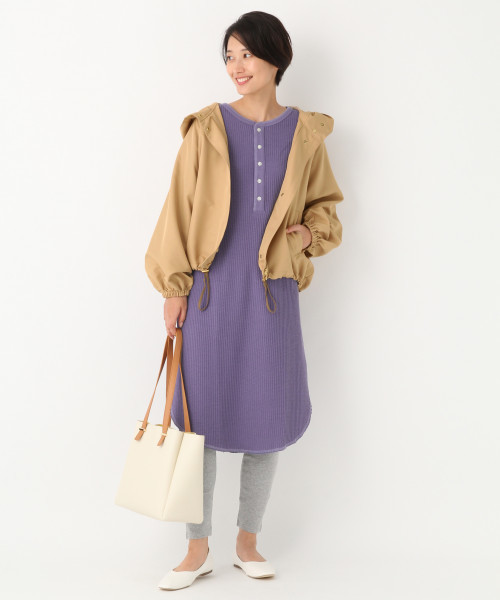 GLOBAL WORK（グローバルワーク）の「撥水ショートマンパ/814001（マウンテンパーカー・レディース・ライトグレー/ベージュ/カーキ/ブルー/ネイビー・MEDIUM/LARGE）」の22枚目の写真