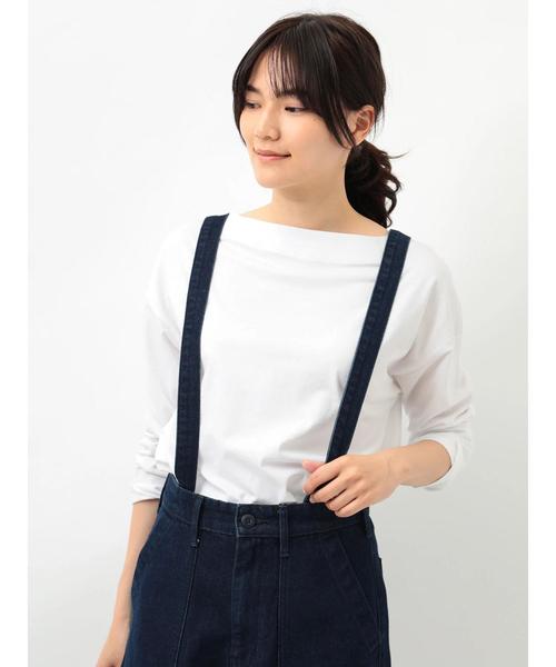 AMERICAN HOLIC(アメリカンホリック)の「サスペンダー付きワイドベーカーデニム(デニムパンツ・レディース・ワンウォッシュ・SMALL/MEDIUM)」の14枚目の写真