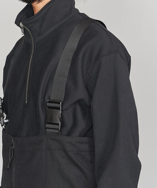 BEAUTY&YOUTH UNITED ARROWS（ビューティーアンドユースユナイテッドアローズ）の「【WEB限定】 by T/C オックスフォード オーバーオール（その他パンツ・メンズ・ブラック/ダークグレー・LARGE/MEDIUM/SMALL/X-LARGE）」の9枚目の写真