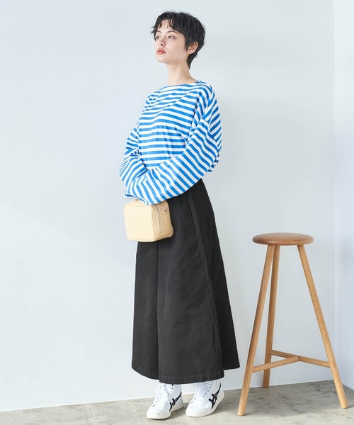 Chaco closet（チャコ クローゼット）の「リラクシングAラインフレアワイドパンツ（その他パンツ・レディース・ブラック/カーキ/ベージュ/ネイビー/ライトベージュ/ブラウン系その他/ブラック系その他/ベージュ系その他・FREE）」の16枚目の写真