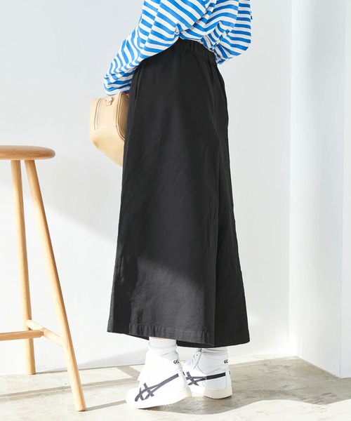 Chaco closet（チャコ クローゼット）の「リラクシングAラインフレアワイドパンツ（その他パンツ・レディース・ブラック/カーキ/ベージュ/ネイビー/ライトベージュ/ブラウン系その他/ブラック系その他/ベージュ系その他・FREE）」の20枚目の写真