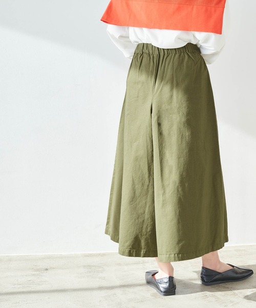 Chaco closet（チャコ クローゼット）の「リラクシングAラインフレアワイドパンツ（その他パンツ・レディース・ブラック/カーキ/ベージュ/ネイビー/ライトベージュ/ブラウン系その他/ブラック系その他/ベージュ系その他・FREE）」の11枚目の写真