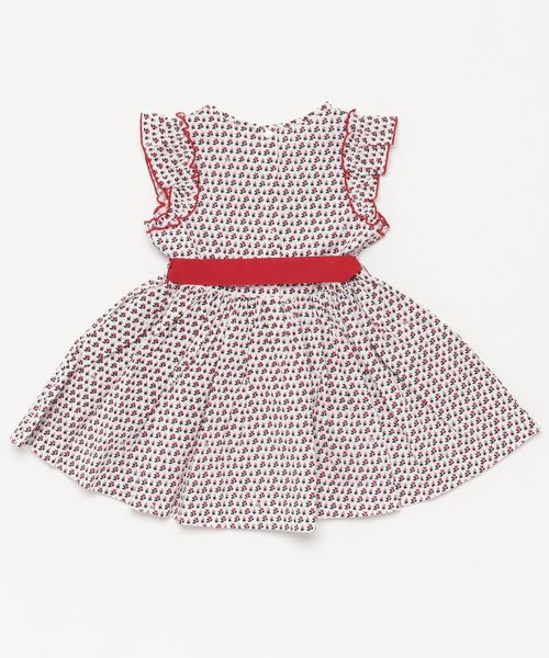 PETIT BATEAU（プチバトー）の「ポプリンプリントワンピース
