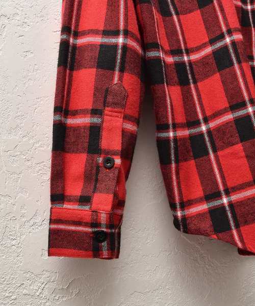 MinoriTY（マイノリティ）の「オーバーサイズチェックシャツ/長袖（シャツ/ブラウス・メンズ・グリーン/ブラック/イエロー/レッド・L/M）」の17枚目の写真