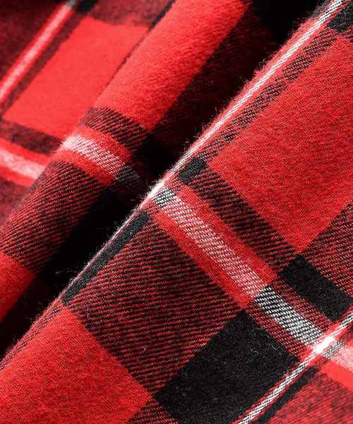 MinoriTY（マイノリティ）の「オーバーサイズチェックシャツ/長袖（シャツ/ブラウス・メンズ・グリーン/ブラック/イエロー/レッド・L/M）」の18枚目の写真