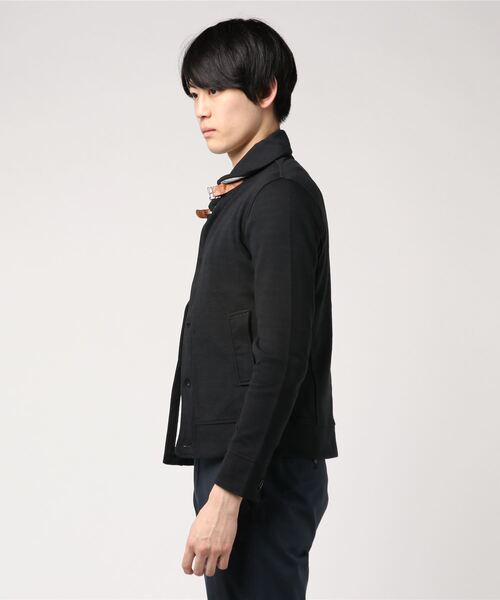 STYLEBLOCK（スタイルブロック）の「ショールカラーカットジャケット（その他アウター・メンズ・ブラック/ベージュ・M/L）」の4枚目の写真