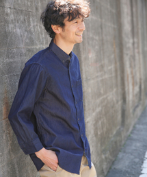 GLOBAL WORK | デニムシャツ7分袖/827167(シャツ/ブラウス)