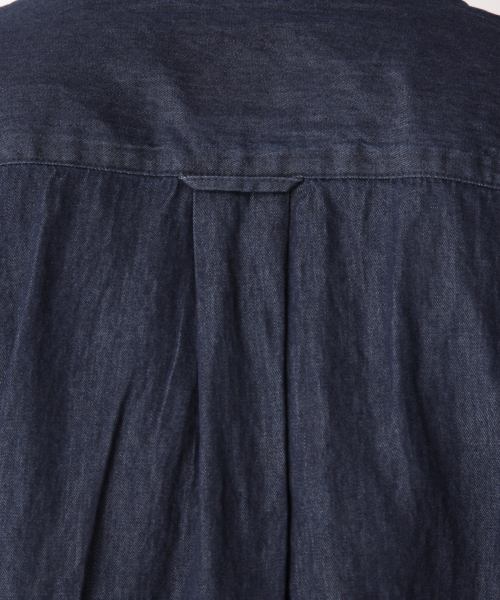 GLOBAL WORK（グローバルワーク）の「デニムシャツ7分袖/827167（シャツ/ブラウス・メンズ・ネイビー/スカイブルー/ブルー系その他4・MEDIUM/X-LARGE/LARGE/SMALL）」の22枚目の写真