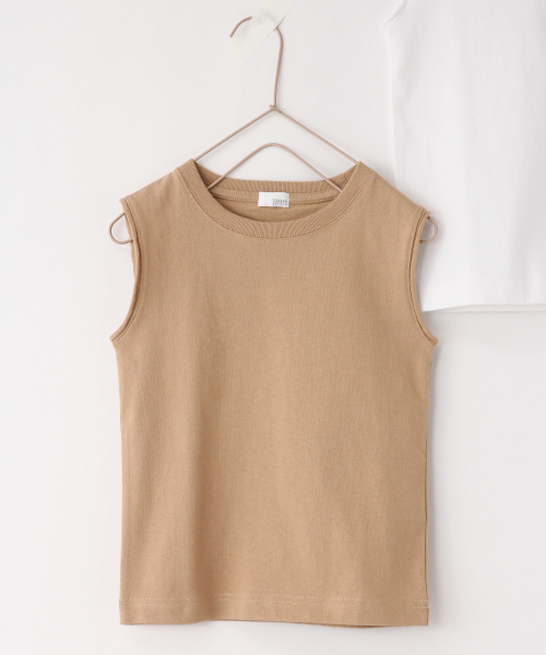 LOWRYS FARM(ローリーズファーム)の「USAノースリーブ 830613(タンクトップ・キッズ・ブラック/ベージュ/グレー/オフホワイト・100/110/120)」の6枚目の写真