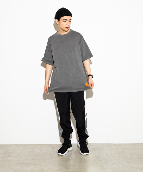 WEGO（ウィゴー）の「WEGO/ピグメント無地Tシャツ（Tシャツ/カットソー・メンズ・ベージュ/パープル/スミクロ・LARGE/MEDIUM）」の10枚目の写真