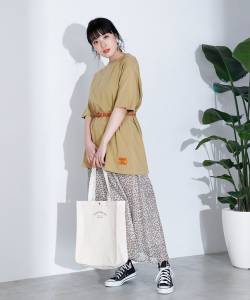 WEGO（ウィゴー）の「WEGO/ピグメント無地Tシャツ（Tシャツ/カットソー・メンズ・ベージュ/パープル/スミクロ・LARGE/MEDIUM）」の11枚目の写真