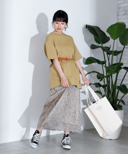 WEGO（ウィゴー）の「WEGO/ピグメント無地Tシャツ（Tシャツ/カットソー・メンズ・ベージュ/パープル/スミクロ・LARGE/MEDIUM）」の21枚目の写真