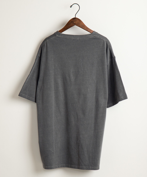 WEGO（ウィゴー）の「WEGO/ピグメント無地Tシャツ（Tシャツ/カットソー・メンズ・ベージュ/パープル/スミクロ・LARGE/MEDIUM）」の18枚目の写真