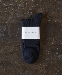 HARUSAKU | HARUSAKU RIB HALF SOCKS:ハルサク リブハーフソックス(ソックス/靴下)