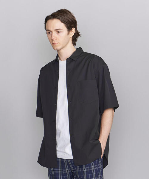 BEAUTY&YOUTH UNITED ARROWS(ビューティーアンドユースユナイテッドアローズ)の「BY クリアブロード ワイドフォルム シャツ(シャツ/ブラウス・メンズ・ネイビー/ライトブルー/ホワイト・LARGE/MEDIUM/SMALL/X-LARGE)」の3枚目の写真