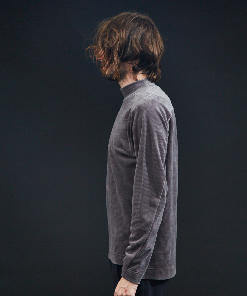 5351 POUR LES HOMMES（ゴーサンゴーイチプールオム）の「コールモックネックプルオーバー（Tシャツ/カットソー・メンズ・ブラック/ベージュ/ネイビー/グレー/ボルドー・44/46/48/50）」の18枚目の写真