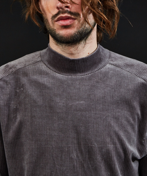 5351 POUR LES HOMMES（ゴーサンゴーイチプールオム）の「コールモックネックプルオーバー（Tシャツ/カットソー・メンズ・ブラック/ベージュ/ネイビー/グレー/ボルドー・44/46/48/50）」の16枚目の写真