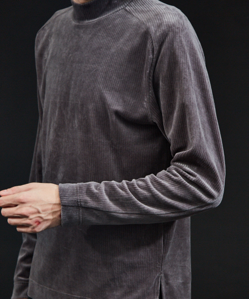 5351 POUR LES HOMMES（ゴーサンゴーイチプールオム）の「コールモックネックプルオーバー（Tシャツ/カットソー・メンズ・ブラック/ベージュ/ネイビー/グレー/ボルドー・44/46/48/50）」の15枚目の写真