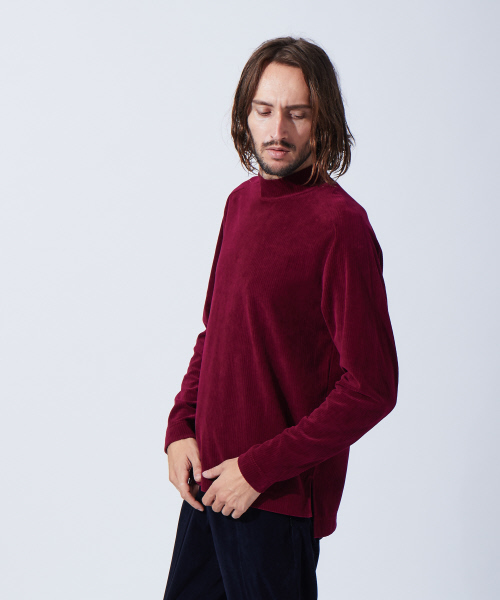 5351 POUR LES HOMMES（ゴーサンゴーイチプールオム）の「コールモックネックプルオーバー（Tシャツ/カットソー・メンズ・ブラック/ベージュ/ネイビー/グレー/ボルドー・44/46/48/50）」の8枚目の写真