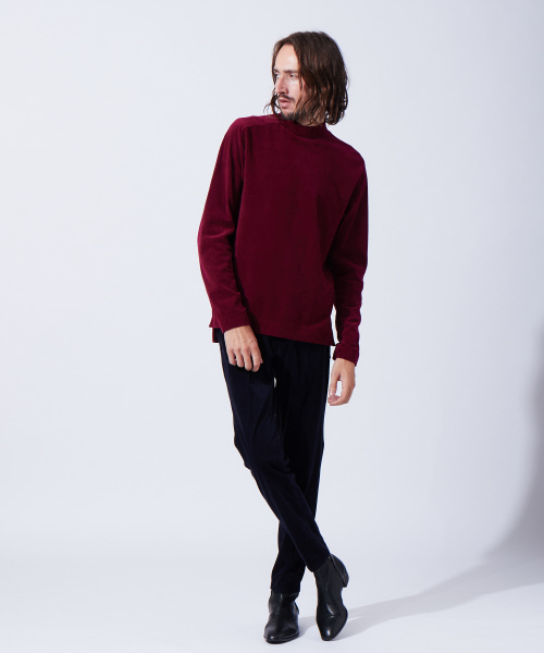 5351 POUR LES HOMMES（ゴーサンゴーイチプールオム）の「コールモックネックプルオーバー（Tシャツ/カットソー・メンズ・ブラック/ベージュ/ネイビー/グレー/ボルドー・44/46/48/50）」の6枚目の写真