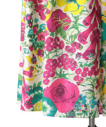 Drawer（ドゥロワー）の「Drawer フラワープリントギャザースカート