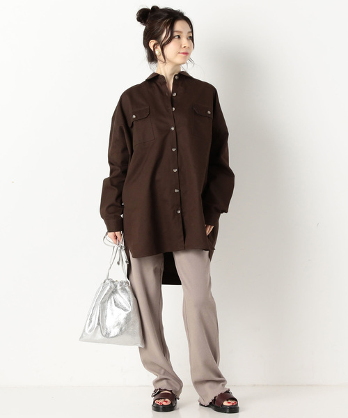 archives（アルシーヴ）の「ワッフルパンツ（その他パンツ・レディース・グレー系その他/ブラウン/パープル・MEDIUM）」の6枚目の写真