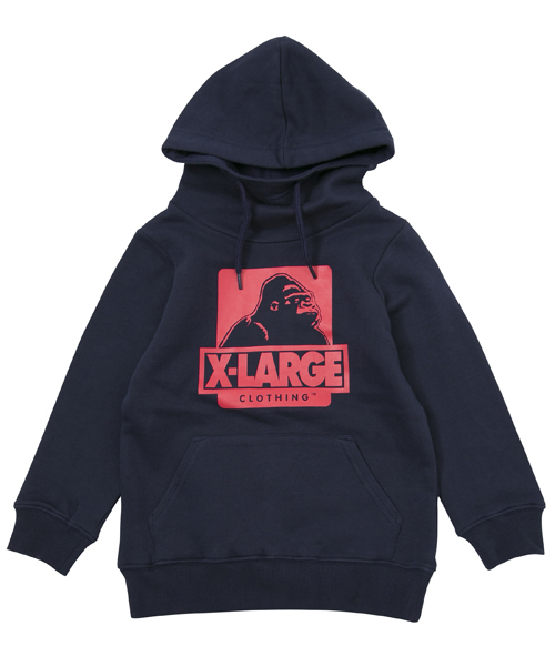 XLARGE KIDS（エクストララージキッズ）の「OG  PULLOVER  HOODIE（スウェット・キッズ・アッシュ/ピンク/ネイビー・8T/6T/5T/7T/4T）」の3枚目の写真