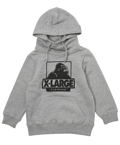 XLARGE KIDS（エクストララージキッズ）の「OG  PULLOVER  HOODIE（スウェット・キッズ・アッシュ/ピンク/ネイビー・8T/6T/5T/7T/4T）」の2枚目の写真