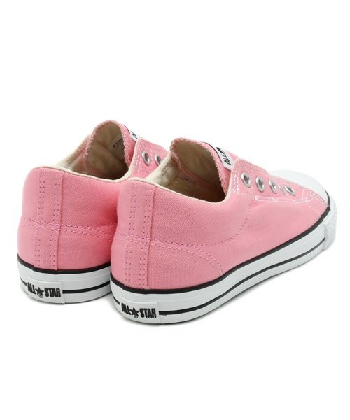 CONVERSE(コンバース)の「CHILD ALL STAR SLIP OX/チャイルド オールスター スリップ OX(スニーカー・キッズ・オフホワイト/ピンク/ブラック×ブラック・18cm/15cm/19cm/21cm/16cm/17cm/22cm/20cm)」の10枚目の写真
