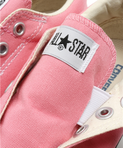 CONVERSE(コンバース)の「CHILD ALL STAR SLIP OX/チャイルド オールスター スリップ OX(スニーカー・キッズ・オフホワイト/ピンク/ブラック×ブラック・18cm/15cm/19cm/21cm/16cm/17cm/22cm/20cm)」の8枚目の写真