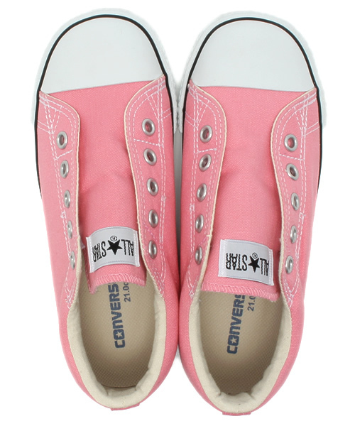 CONVERSE(コンバース)の「CHILD ALL STAR SLIP OX/チャイルド オールスター スリップ OX(スニーカー・キッズ・オフホワイト/ピンク/ブラック×ブラック・18cm/15cm/19cm/21cm/16cm/17cm/22cm/20cm)」の5枚目の写真