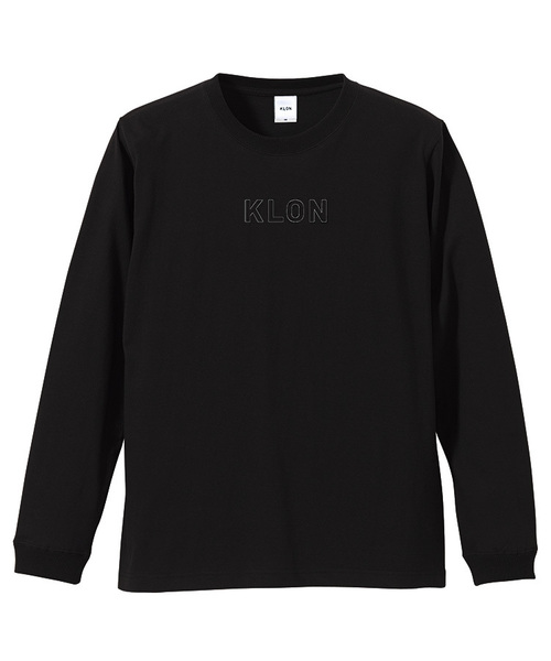 KLON(クローン)の「KLON LONG T FRAME LOGO BLACK(Tシャツ/カットソー・レディース・ブラック・SMALL/MEDIUM/LARGE/X-LARGE/XX-LARGE)」の2枚目の写真