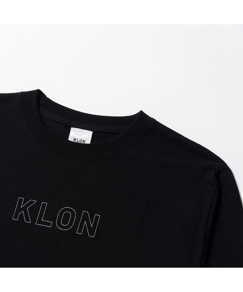 KLON(クローン)の「KLON LONG T FRAME LOGO BLACK(Tシャツ/カットソー・レディース・ブラック・SMALL/MEDIUM/LARGE/X-LARGE/XX-LARGE)」の3枚目の写真