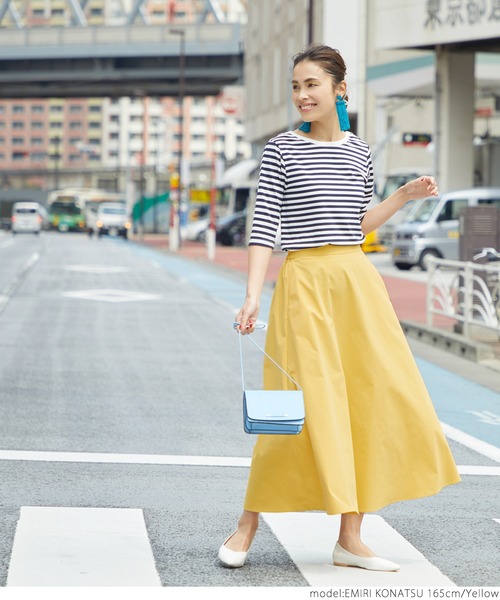 coca（coca）（コカ）の「ハリ感ミモレ丈スカート（スカート・レディース・ブラック/ベージュ/ピンク/イエロー・ONE SIZE）」の14枚目の写真