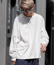 USAコットン/ドロップショルダー オーバーサイズ Tシャツ