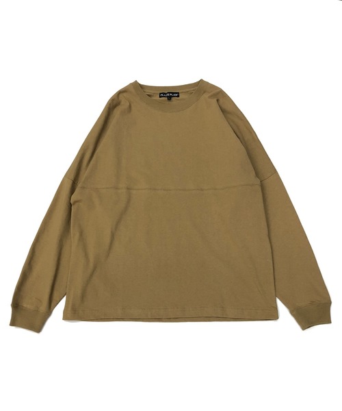 PLACE PLAN（プレイスプラン）の「USAコットン／ドロップショルダー オーバーサイズ Tシャツ（Tシャツ/カットソー・メンズ・ホワイト/ブラック/ベージュ/ネイビー/レッド/ライトベージュ・LL/M/L）」の19枚目の写真