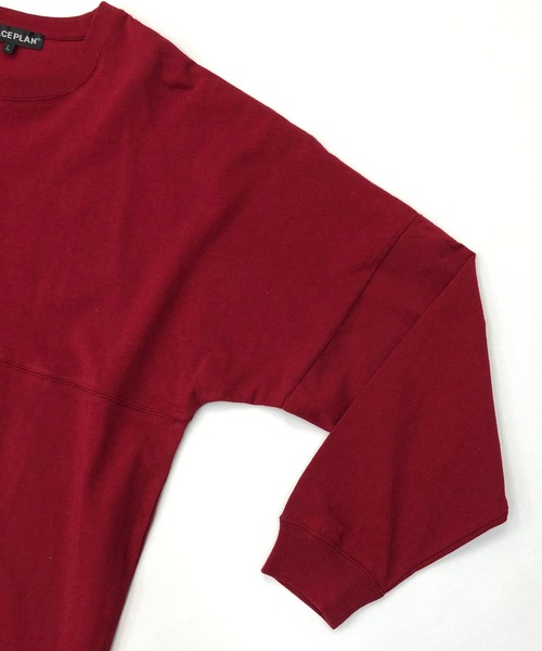 PLACE PLAN（プレイスプラン）の「USAコットン／ドロップショルダー オーバーサイズ Tシャツ（Tシャツ/カットソー・メンズ・ホワイト/ブラック/ベージュ/ネイビー/レッド/ライトベージュ・LL/M/L）」の18枚目の写真