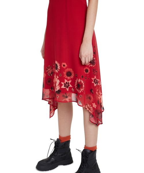 Desigual多色 花柄 ノースリーブ ワンピチュニック Desigual多色 花柄 ノースリーブ ワンピチュニック - メルカリ