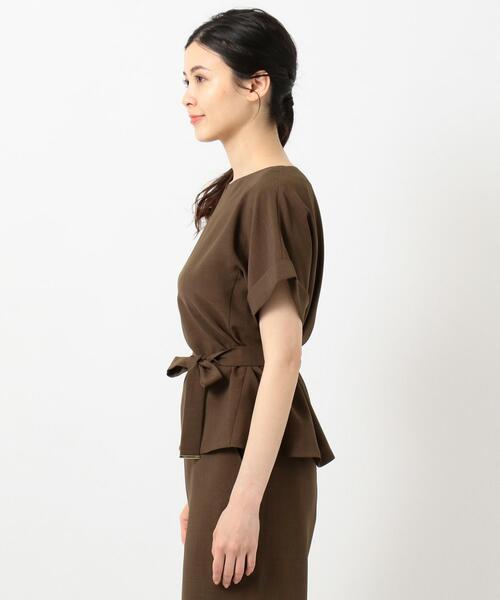 J.PRESS Ladies(J.プレス レディス)の「【接触冷感】マルソースパンボイル ブラウス(シャツ/ブラウス・レディース・ネイビー系/ブラウン系・XS)」の13枚目の写真