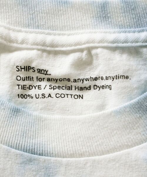 SHIPS any(シップス エニィ)の「SHIPS any: タイダイ 半袖 Tシャツ(Tシャツ/カットソー・メンズ・チャコールグレー/ライトグレー/カーキ/ライトブルー/ラベンダー・SMALL/MEDIUM/LARGE/X-LARGE)」の12枚目の写真