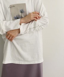 MADEMOISELLE ROPE' | 【新色追加】【VARIOUS TIMELESS ARTS】別注フラワーフォトTシャツ(Tシャツ/カットソー)