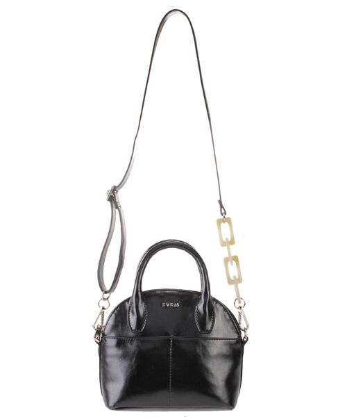 EVRIS（エヴリス）の「アクリルチェーンレザーライクミニBAG（ショルダーバッグ・レディース・ブラック/マスタード・FREE）」の16枚目の写真