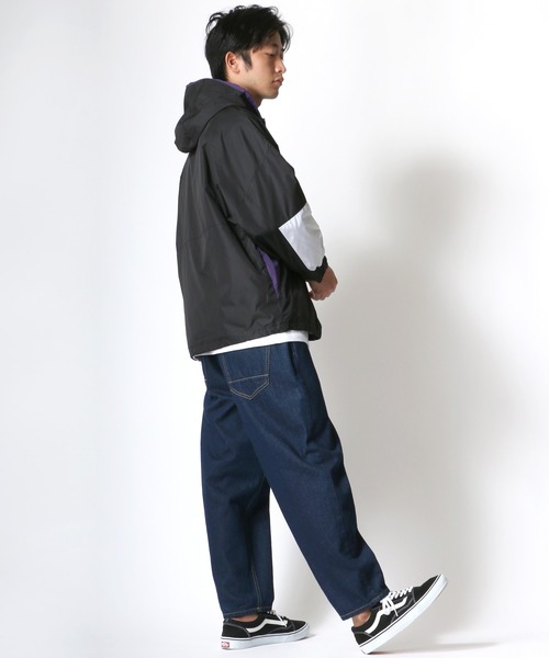 FILA（フィラ）の「FILA/フィラ 切替 アノラックパーカー/ナイロンジャケット/トラックジャケット（ナイロンジャケット・メンズ・ブラック/ダークグリーン/ネイビー・M/L/LL）」の10枚目の写真
