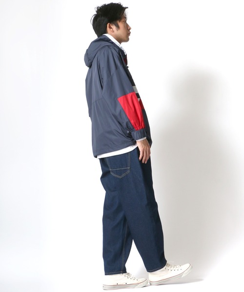 FILA（フィラ）の「FILA/フィラ 切替 アノラックパーカー/ナイロンジャケット/トラックジャケット（ナイロンジャケット・メンズ・ブラック/ダークグリーン/ネイビー・M/L/LL）」の16枚目の写真