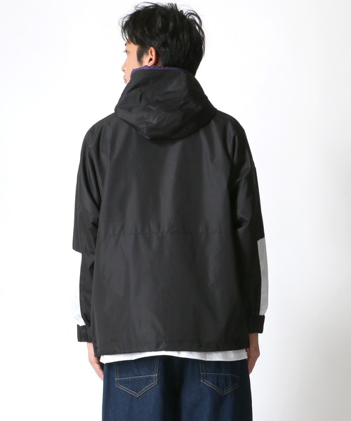 FILA（フィラ）の「FILA/フィラ 切替 アノラックパーカー/ナイロンジャケット/トラックジャケット（ナイロンジャケット・メンズ・ブラック/ダークグリーン/ネイビー・M/L/LL）」の5枚目の写真