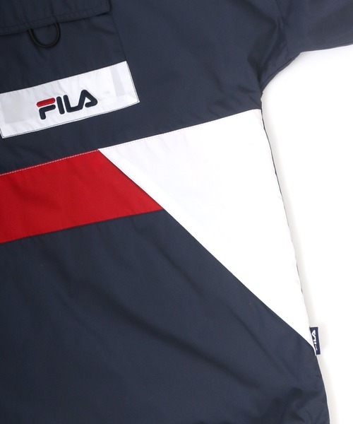 FILA（フィラ）の「FILA/フィラ 切替 アノラックパーカー/ナイロンジャケット/トラックジャケット（ナイロンジャケット・メンズ・ブラック/ダークグリーン/ネイビー・M/L/LL）」の22枚目の写真