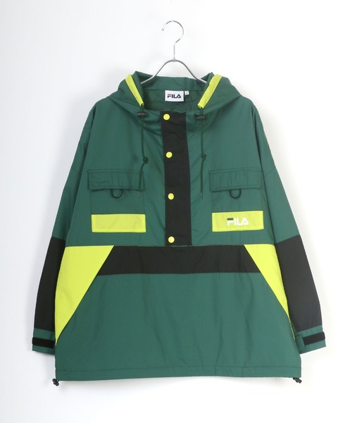 FILA（フィラ）の「FILA/フィラ 切替 アノラックパーカー/ナイロンジャケット/トラックジャケット（ナイロンジャケット・メンズ・ブラック/ダークグリーン/ネイビー・M/L/LL）」の17枚目の写真