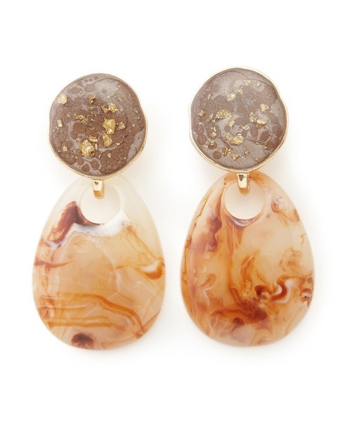 セール ラメボタンマーブルピアス ピアス 両耳用 Lily Brown リリーブラウン のファッション通販 Zozotown